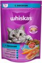 Сухой корм для кошек Whiskas, подушечки с паштетом, с лососем, 0,35г
