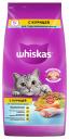 Сухой корм для кошек Whiskas, для стерилизованных, подушечки с курицей, 5кг