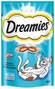 Лакомство для кошек Dreamies Лакомые подушечки, лосось, 60 г