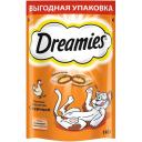 Лакомство для кошек Dreamies Курица 3 шт по 140 г