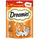 Лакомство Dreamies для взрослых кошек любых пород подушечки скурицей - 200 г повседневный премиум для взрослых с курицей для всех пород Россия 1 уп. х 1 шт. х 0.2 кг