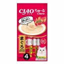 Inaba Ciao Churu лакомство-пюре для взрослых кошек с тунцом магуро - 14 г х 4 шт супер премиум для взрослых с тунцом для всех пород Китай 1 уп. х 1 шт. х 0.056 кг