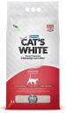 Наполнитель Cats White Natural натуральный без ароматизатора комкующийся бентонит 4,25кг 5 л