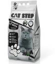 Комкующийся наполнитель Cat Step Compact White Carbon бентонитовый, 5 л