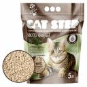 Наполнитель туалетов для кошек Cat Step Wood Original древесный комкующийся 5 л