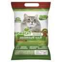 Комкующийся наполнитель Homecat Эколайн Зеленый чай, 6л, 1 шт.