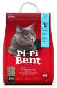 Pi-Pi-Bent Наполнитель комкующийся для кошачьего туалета Классик, 24 л (10 кг)
