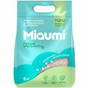 Miaumi Tofu Natural Unscented комкующийся наполнитель для кошек, натуральный, без ароматизатора - 6 л повседневный супер премиум мешок Китай 1 уп. х 1 шт. х 2.5 кг