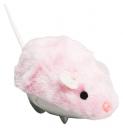 Игрушка для кошек Пижон Мышь заводная меховая розовая 8,5 см