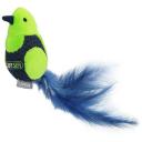 Игрушка JOYSER Cat Motion для кошек Птичка со звуковым чипом и перьями зеленая, 19 см