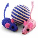 Набор игрушек для кошек Triol Мяч полиэстер, разноцветный, 5 см, 3 шт