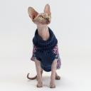 Petmax Свитер с оленями для кошек и собак, XS, синий