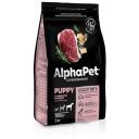 ALPHAPET SUPERPREMIUM 3 кг сухой корм для щенков до 6 мес, берем. и корм. собак КП с гов и рубцом