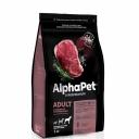 AlphaPet Сухой корм для собак крупных пород с говядиной и потрошками, 3 кг