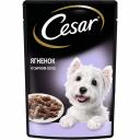 Влажный корм для собак Cesar, Ягненок в сырном соусе, 85г