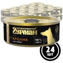 Корм для собак Четвероногий Гурман Golden Line, беззерновой, кролик 24 шт. х 100 г