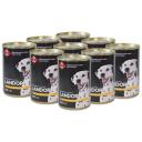 Влажный корм для собак всех пород гусь с киноа 400г х 9шт.