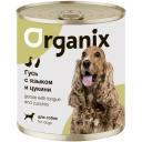 Корм для собак ORGANIX Консервы для собак с гусем, языком и цукини 400 г