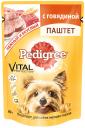 Влажный корм для собак Pedigree Паштет с говядиной для мелких пород 0,08 кг