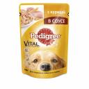 Влажный корм для собак Pedigree Vital, курица, 100г