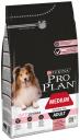 Сухой корм для собак PRO PLAN OptiDerma Medium Adult, для средних пород, лосось, 3кг