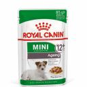 Royal Canin Mini Ageing 12+ Влажный корм (пауч) для собак мелких размеров старше 12 лет, кусочки в соусе, 85 гр.