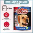 Консервы для собак ЗООГУРМАН Big Dog, ягненок с рисом, 9шт по 850г