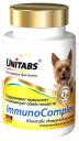 Витаминно-минеральный комплекс для мелких собак Unitabs ImmunoComplex, 100 табл