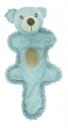 Мягкая игрушка для собак Aromadog Мишка с хвостом, голубой, длина 25 см
