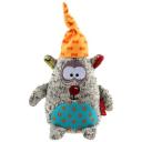 Игрушка для собак GiGwi Plush Friendz Мишка (75401), серый, 1шт.