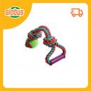 Игрушка для собак Triol Веревка, 2 узла и мяч