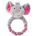 Игрушка для щенков мягкая "Слоник с кольцом", 9х16см, серия Puppy