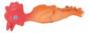 Игрушка-пищалка для собак TRIXIE Курица из латекса, красный, оранжевый, 15 см