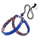 Ferplast Шлейка для собак Agila Fantasy 2, обхват шеи и груди 32-50 см, ширина 15 мм, синяя