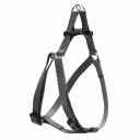 Ferplast Шлейка нейлоновая для собак Easy, L, объем шеи 54 см, объем груди 78 см, ширина 20 мм, серая