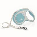 Flexi Рулетка для собак New Comfort, S, до 15 кг, ремень 5 м, светло-голубая