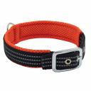 Каскад Ошейник нейлоновый с мягкой подкладкой для собак, обхват шеи 27-35 см, 20 мм, оранжевый