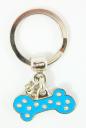 Брелок My Family chic Косточка голубой маленький