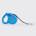 Petmax Рулетка для собак, XS, до 15 кг, ремень 3 м, голубой