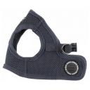 Шлейка Puppia Soft vest harness B (XXL), обхват шеи 36 см, серый, XXL