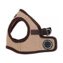 Шлейка Puppia Soft vest harness B, обхват шеи 36 см, бежевый/черный, XL