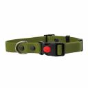 Rungo Ошейник из биотана для собак, обхват шеи 37-55 см, ширина 2,5 см, оливковый