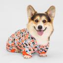 Petmax Комбинезон для собак, 4XL, серо-оранжевый (мальчик)