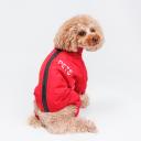Petmax Комбинезон с замком для собак, M, красный