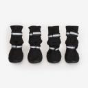 Rungo Ботинки высокие на липучках для собак мелких пород, S, черный (унисекс)