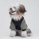 RURRI Комбинезон на замке для собак, L, зеленый