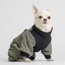 RURRI Комбинезон на замке для собак, M, зеленый