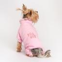 RURRI Комбинезон для собак, L, нежно розовый (девочка)