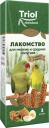 Лакомство для птиц Triol Standard для мелких и средних попугаев с медом и яйцом 80г Лакомство для птиц Triol Standard для мелких и средних попугаев с медом и яйцом 80г