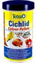 Корм для всех видов цихлид Tetra Cichlid Colour, для улучшения окраса, гранулы, 500 мл